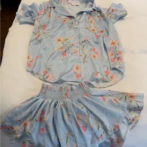 Birdy Grey Blue Two-Piece Set